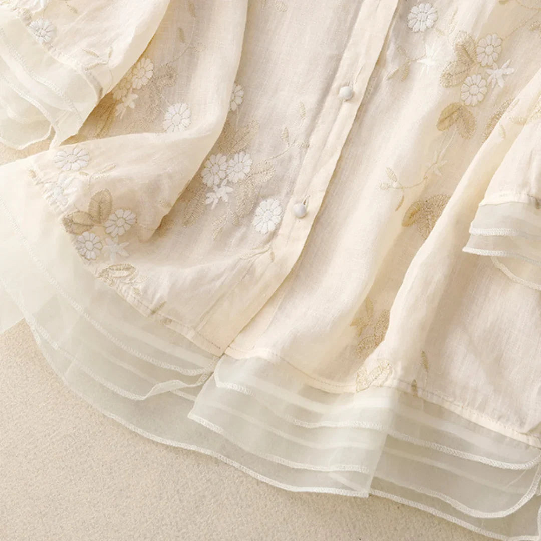 Bellerose – Haut En Coton Brodé
