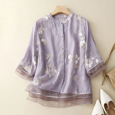 Bellerose – Haut En Coton Brodé