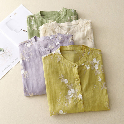 Bellerose – Haut En Coton Brodé