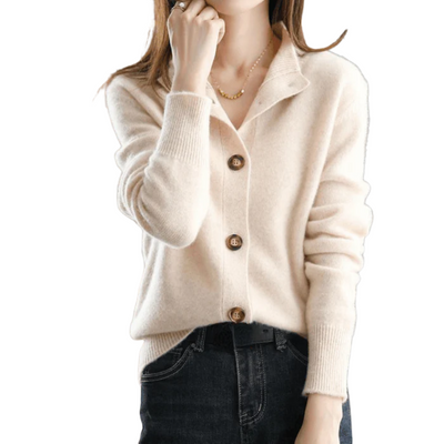 Annie | Gilet en Cachemire Tricoté