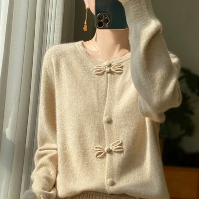 Claire - Cardigan avec Nœuds