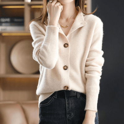 Annie | Gilet en Cachemire Tricoté
