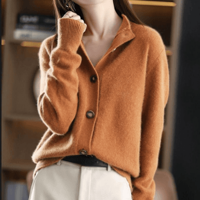 Annie | Gilet en Cachemire Tricoté