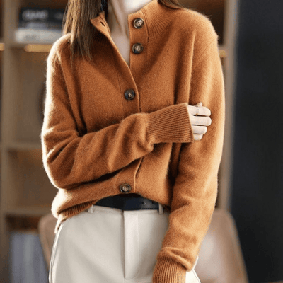 Annie | Gilet en Cachemire Tricoté