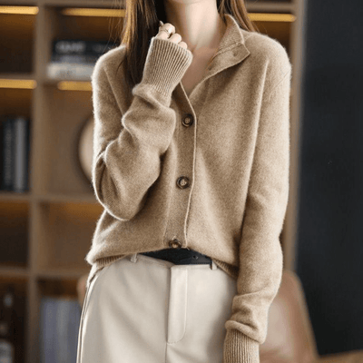 Annie | Gilet en Cachemire Tricoté