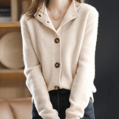 Annie | Gilet en Cachemire Tricoté