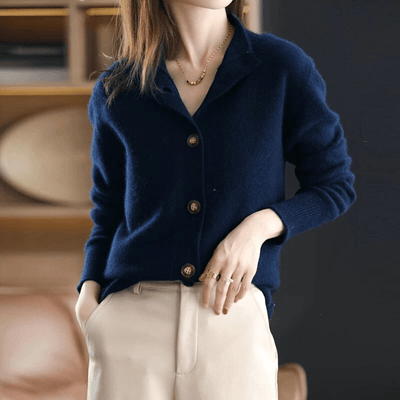 Annie | Gilet en Cachemire Tricoté