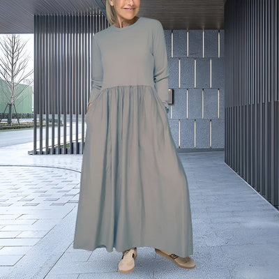 Sophie – Robe Tricotée A-Ligne Flatteuse